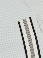 Reiss Ice Blue Phoenix Textured Tape Drawstring Shorts - Image 6 of 6
