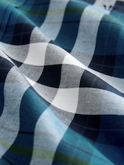 Blue Gingham Check Short Sleeve Shirt - Image 2 of 3