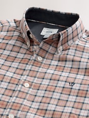 Neutral Gingham Check Short Sleeve Shirt - Image 2 of 3