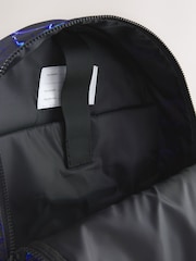 Blue/Black Lightning Print Backpack - Image 4 of 5