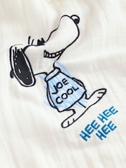 Ecru Snoopy Printed Short Sleeve Shirt - Image 6 of 7