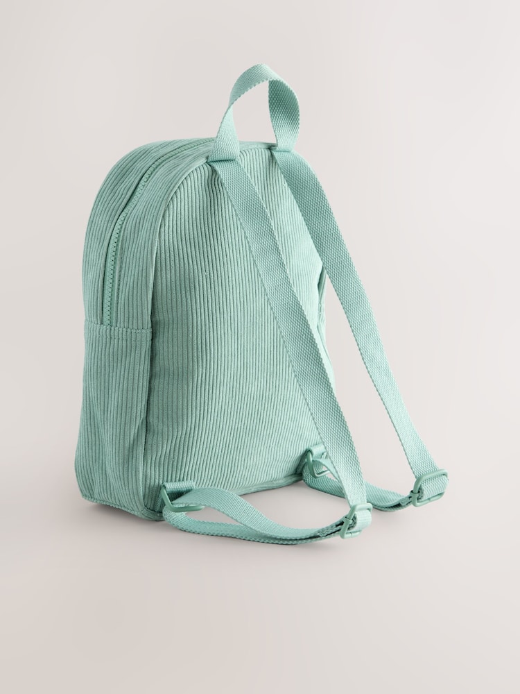Sage Green Cord - Small Backpack - Image 2 of 5