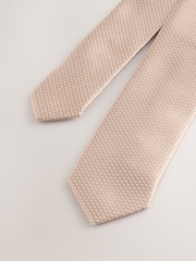 Neutral Texture Tie (1-16yrs) - Image 3 of 4