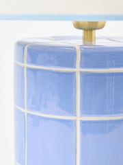 Oliver Bonas Blue Tuile Ceramic Desk & Table Lamp - Image 3 of 5