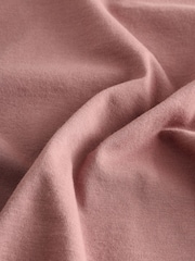 Pastel Pink 100% Cotton Long Sleeve T-Shirt - Image 7 of 8