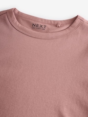 Pastel Pink 100% Cotton Long Sleeve T-Shirt - Image 8 of 8