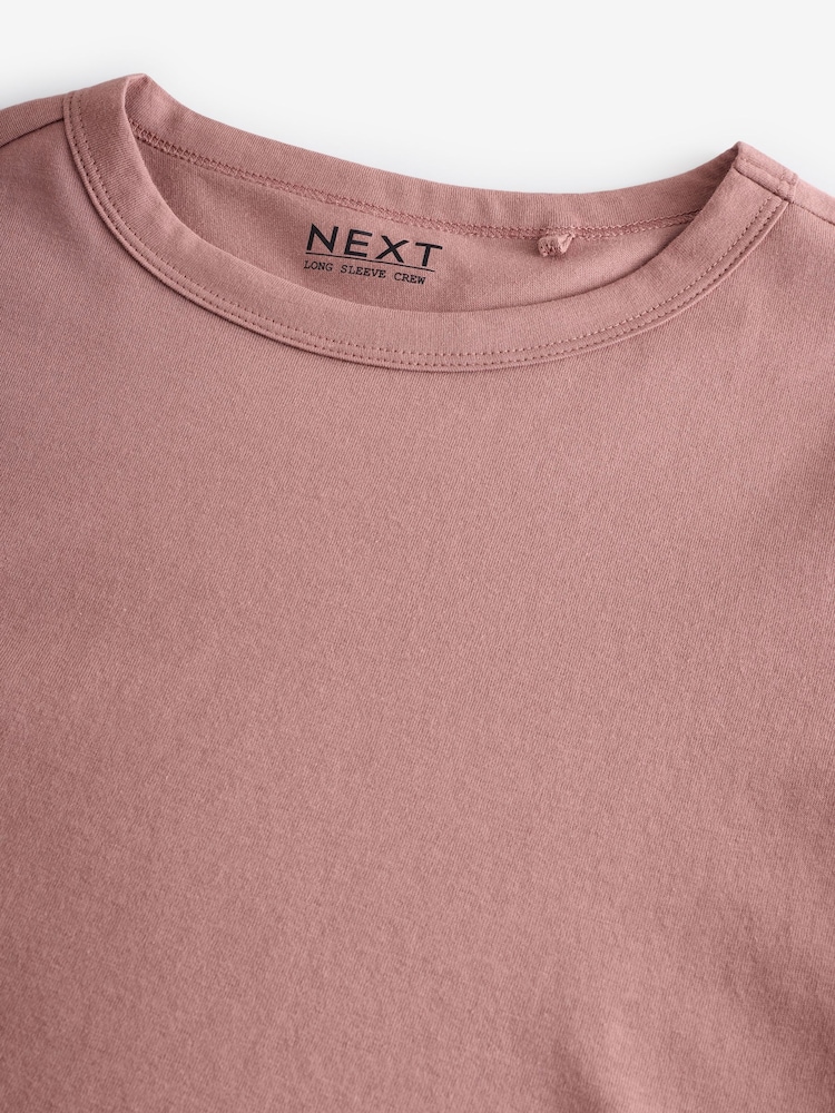 Pastellrosa - 100% Cotton Long Sleeve T-Shirt - Bild 8 von 8 Pastellrosa - 100% Cotton Long Sleeve T-Shirt - Bild 8 von 8