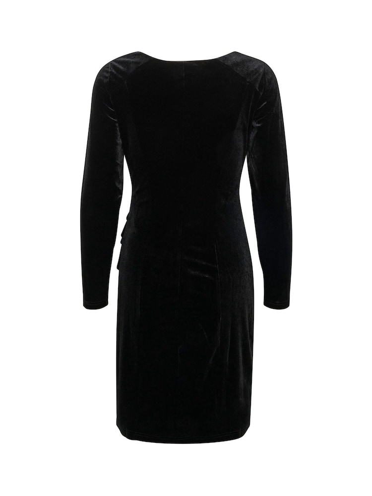 Kaffe Kakelly Velvet Above Knee Length Dress - Image 5 of 5