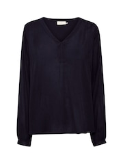 Kaffe V-Neck Long Sleeve Tunic - Image 5 of 6