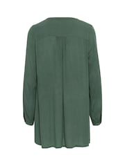 Kaffe V-Neck Long Sleeve Tunic - Image 5 of 5
