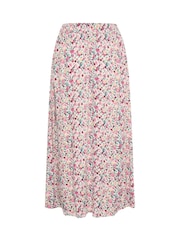 Kaffe Pink Gitta Elastic Waist Printed Maxi Skirt - Image 5 of 5