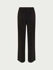 Kaffe KAiben Wide Legs Elastic Waist Black Trousers - Image 5 of 5
