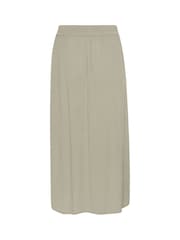Kaffe Green Sally Elastic Waist Maxi Skirt - Image 5 of 5