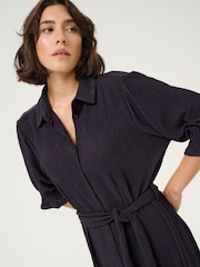 Kaffe Regular Fit KAiben Belted Shirt Dress - Image 2 of 6