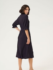 Kaffe Regular Fit KAiben Belted Shirt Dress - Image 3 of 6