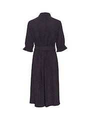 Kaffe Regular Fit KAiben Belted Shirt Dress - Image 6 of 6