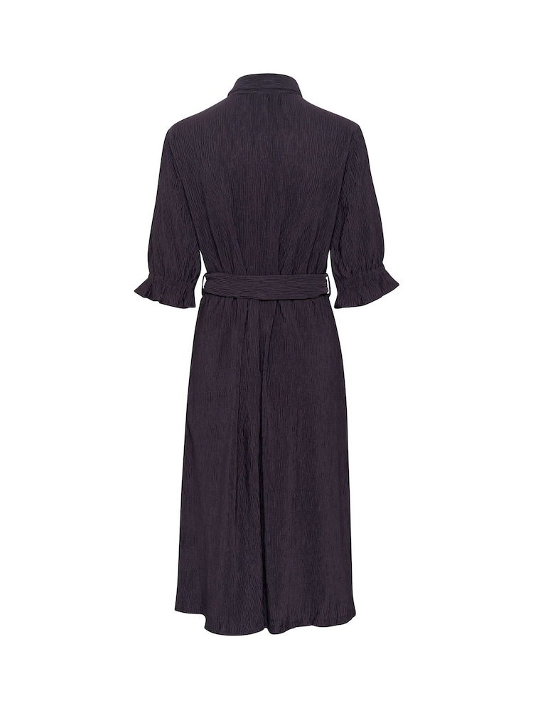 Kaffe Regular Fit KAiben Belted Shirt Dress - Image 6 of 6