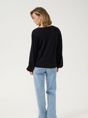 Cream CRDela Premium Knit Black Jumper - Image 3 of 6