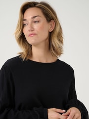 Cream CRDela Premium Knit Black Jumper - Image 4 of 6