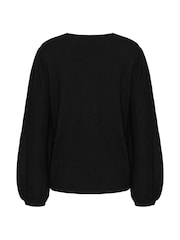 Cream CRDela Premium Knit Black Jumper - Image 6 of 6