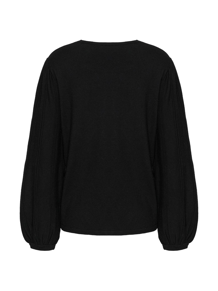 Cream CRDela Premium Knit Black Jumper - Image 6 of 6