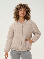 Cream Grey CRMyra Casual Quilted Jacket - Image 1 of 6