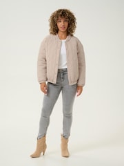 Cream Grey CRMyra Casual Quilted Jacket - Image 3 of 6
