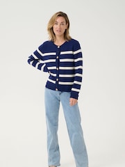 Cream CRMuka Round Neck Blue Cardigan - Image 2 of 6