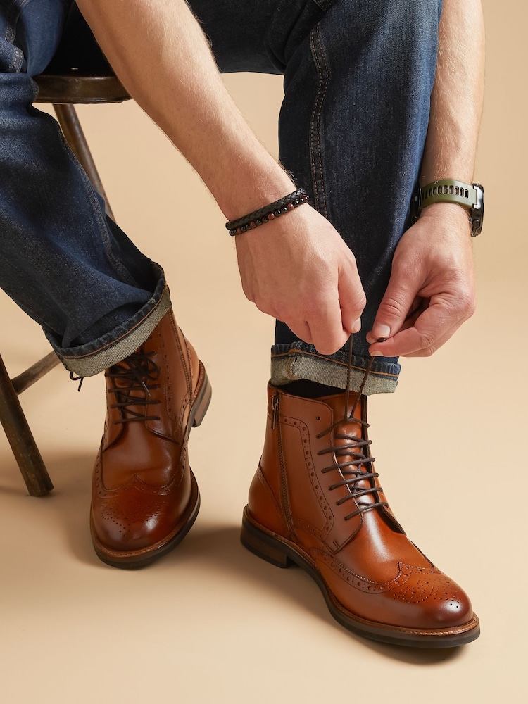 Jones Bootmaker Fletcher Leather Black Boots - Image 1 of 7