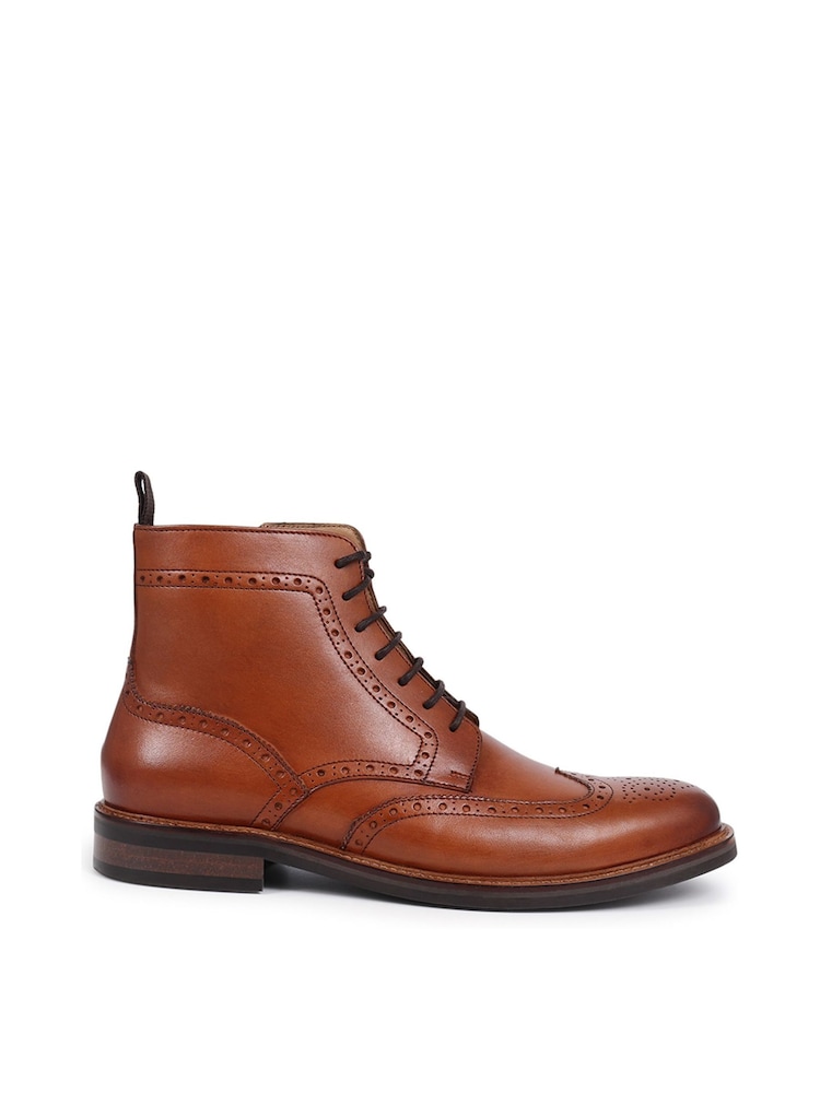 Naturalny - Jones Bootmaker Fletcher Leather Boots - Image 3 of 7