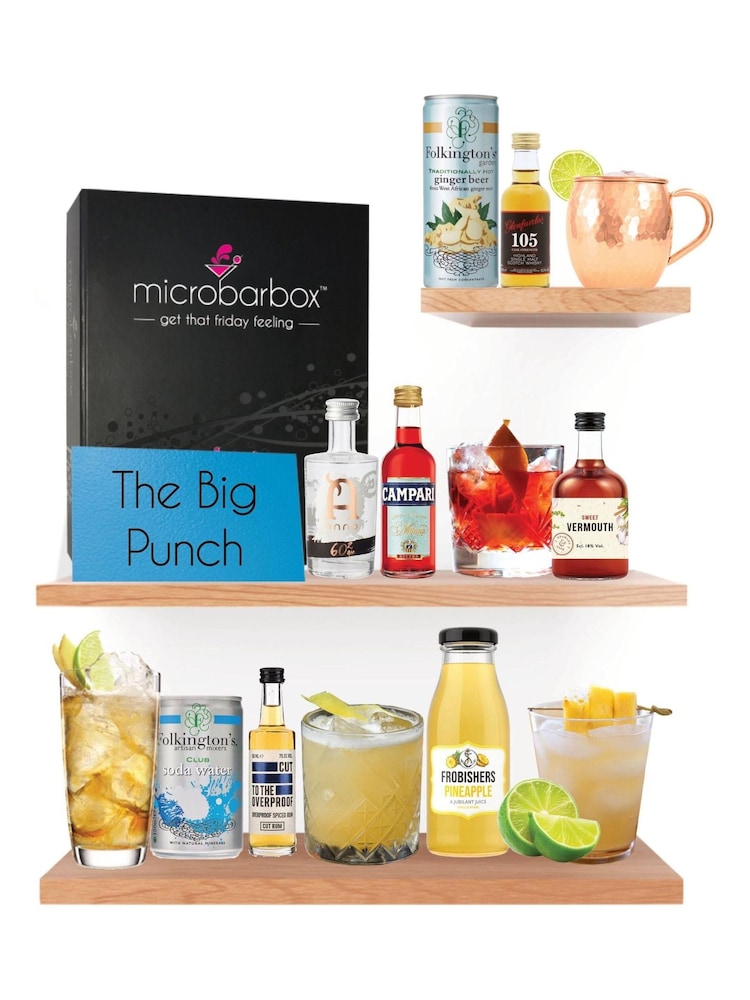 MicroBarBox The Big Punch Overproof Cocktail Gift Set - Image 1 of 4
