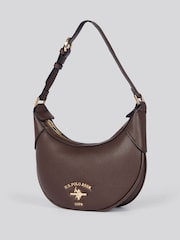 U.S. Polo Assn. Brown Womens Stanford Small Hobo Bag - Image 2 of 6