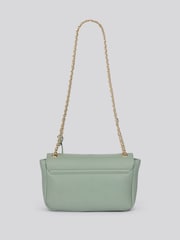 U.S. Polo Assn. Green Womens Jones Flap Cross-Body Chain Bag - Image 3 of 6