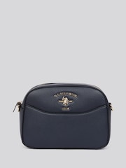 U.S. Polo Assn. Blue Womens Stanford Small Cross-Body Bag - Image 1 of 6