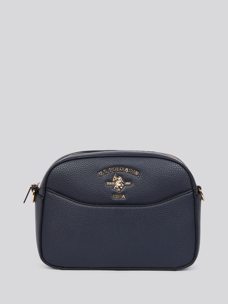 U.S. Polo Assn. Blue Womens Stanford Small Cross-Body Bag - Image 1 of 6