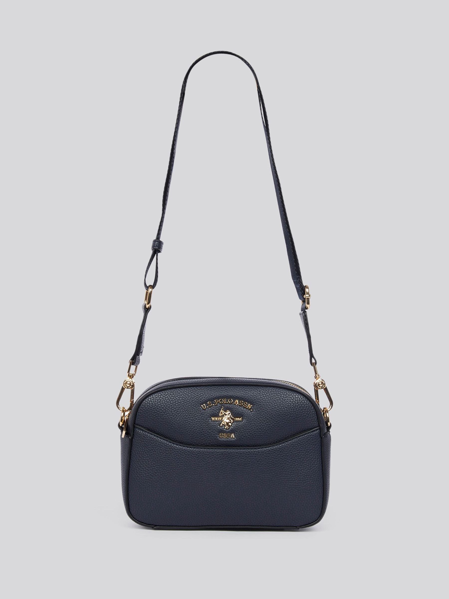 Buy Синій - U.S. Polo Assn. Жіноча маленька сумка Stanford через