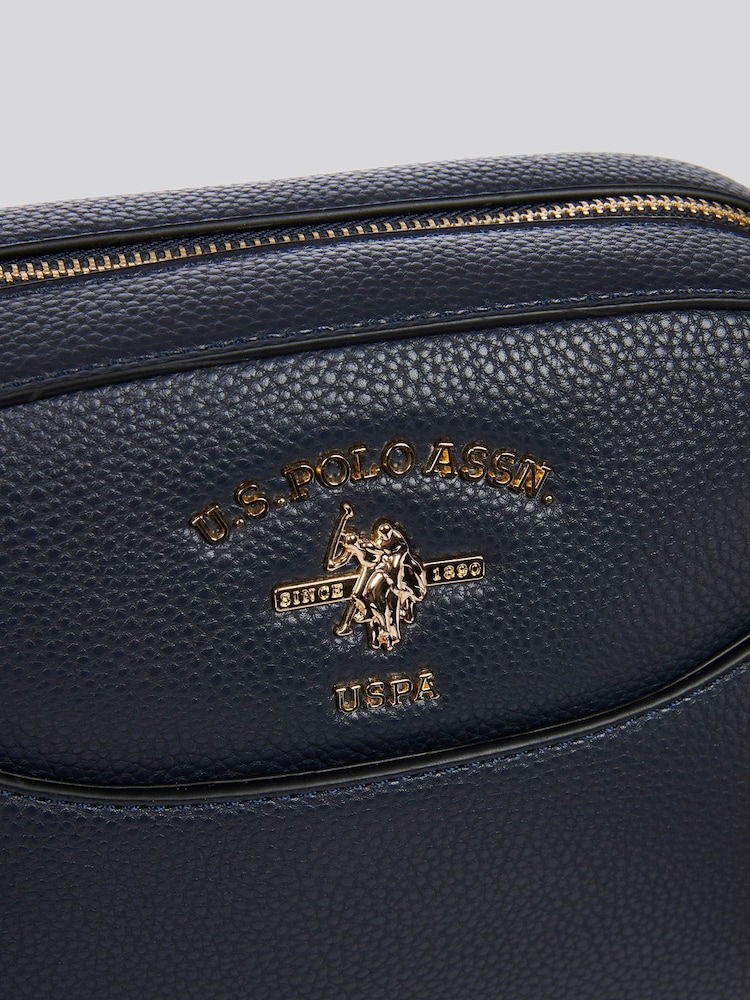Синій - U.S. Polo Assn. Жіноча маленька сумка Stanford через плече - Image 5 of 6