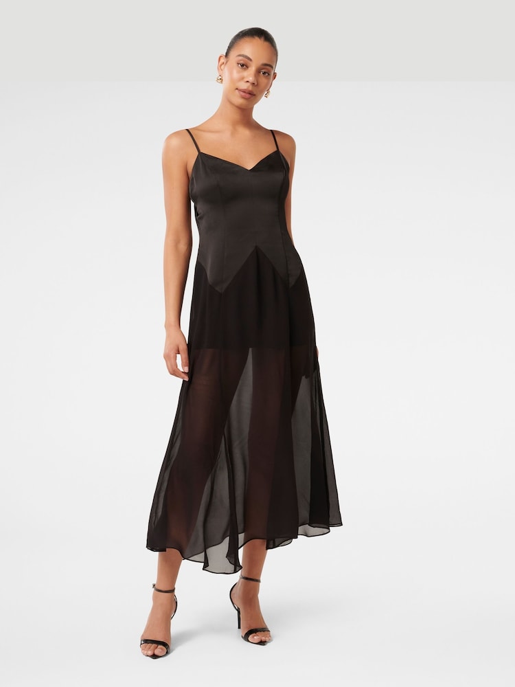 Forever New Scarlett transparentes Midikleid - Bild 1 von 4 Forever New Scarlett transparentes Midikleid - Bild 1 von 4