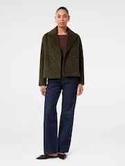 Forever New Green Khloe Double Breasted Peacoat - Image 5 of 5