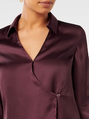 Forever New Purple Minnie Wrap Shirt - Image 3 of 5