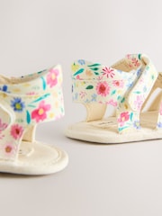 Multi Floral Print Baby Fisherman Sandals (0-24mths) - Image 4 of 5