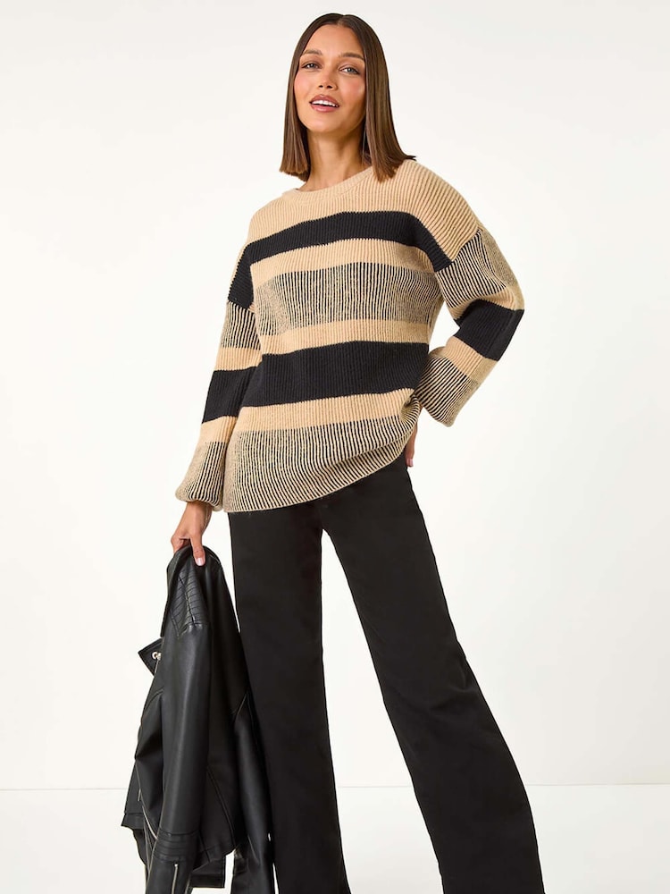 Roman Colour Block Striped Knit Jumper - Imagen 5 de 5 Roman Colour Block Striped Knit Jumper - Imagen 5 de 5
