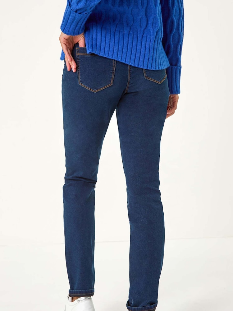 Roman Blue Shimmer Hotifix Trim Leggings - Image 3 of 5