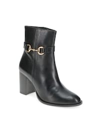 Jones Bootmaker Kelda Heeled Ankle Black Boots - Image 2 of 5