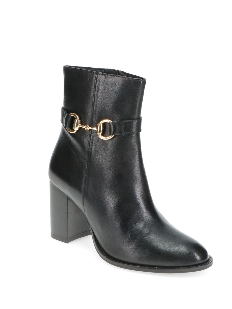 Jones Bootmaker Kelda Heeled Ankle Black Boots - Image 2 of 5