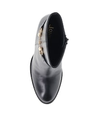 Jones Bootmaker Kelda Heeled Ankle Black Boots - Image 4 of 5