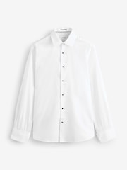 Skopes White Slim Fit Luxury Formal 100% Cotton Dress Shirt - Image 1 of 1