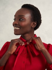 Hobbs Red Ruby Blouse - Image 3 of 4