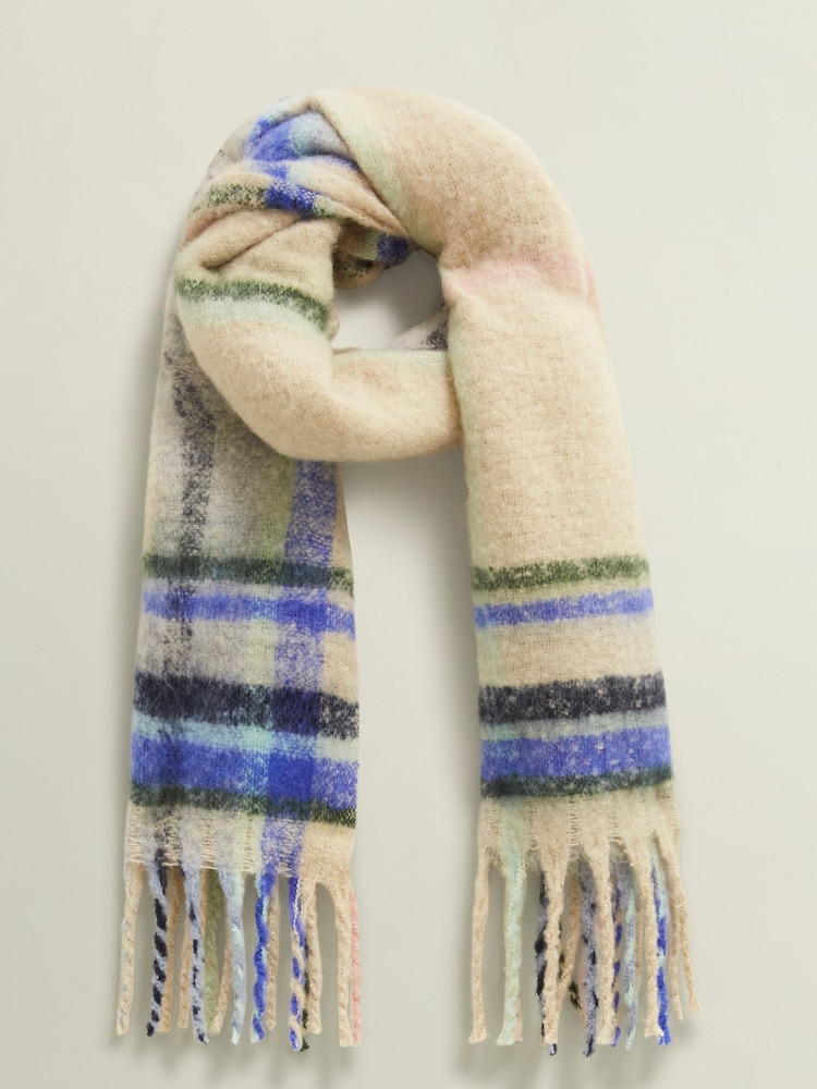Hobbs Brown Helen Winter Scarf - Image 1 of 3 Hobbs Brown Helen Winter Scarf - Image 1 of 3