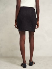 Hobbs Black Sairey Knitted Skirt - Image 2 of 4